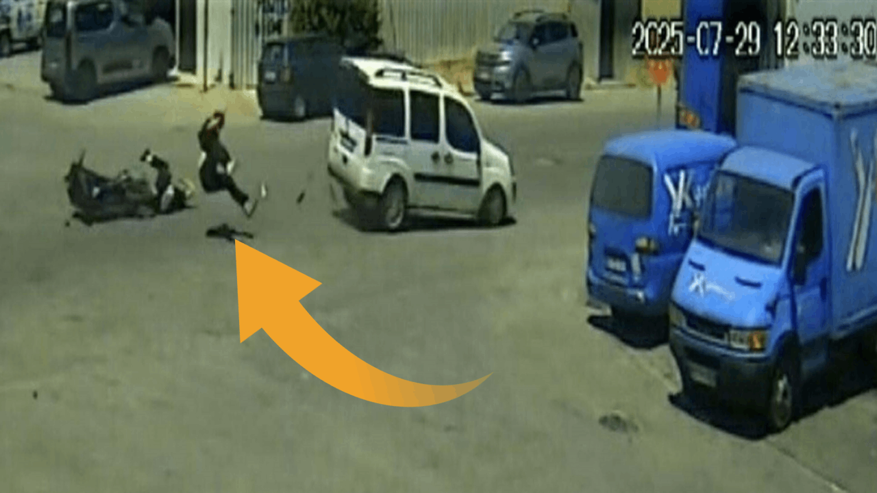 17 yaşındaki motosikletli felaketi yaşadı