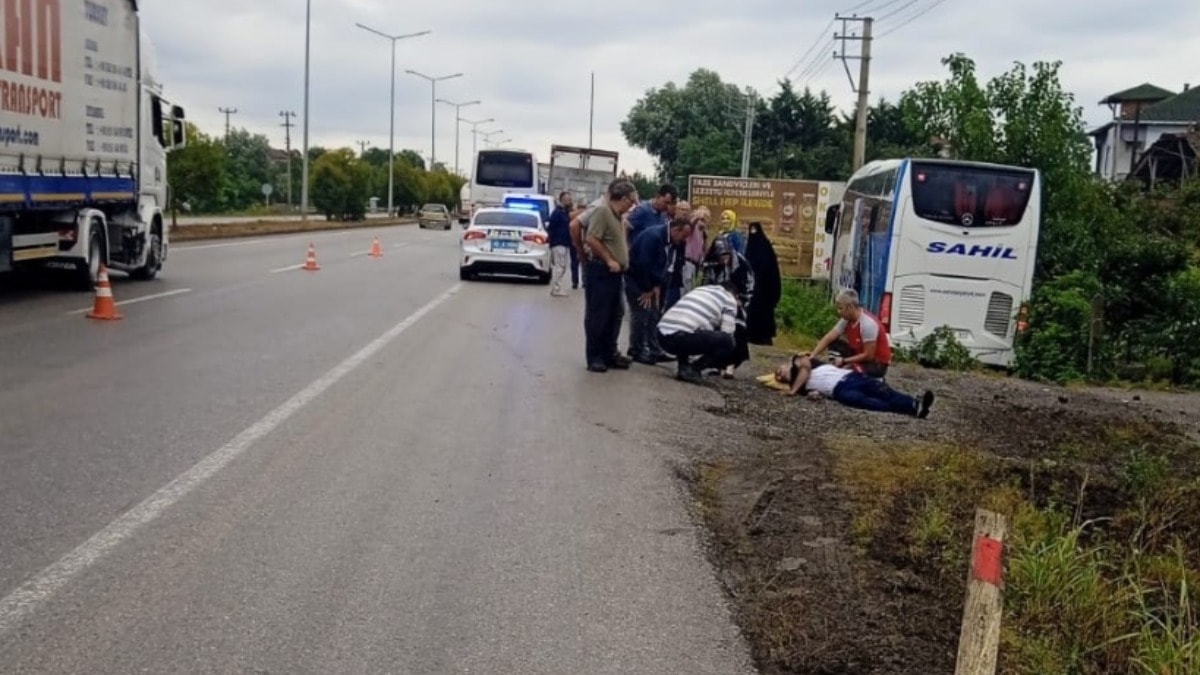 Samsun’da yolcu otobüsü kazası: 1 ölü, 1 yaralı