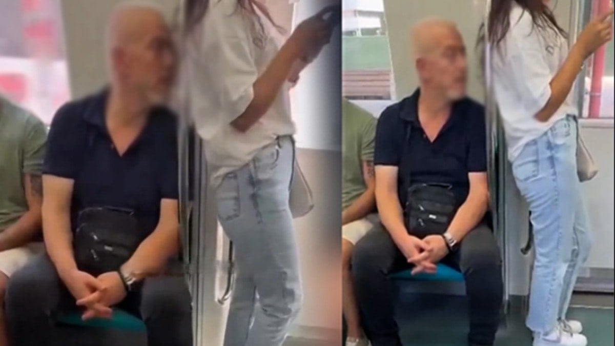 Marmaray'da her gün ayrı bir skandal: Genç kızın saçlarını koklamaya çalışırken yakalandı