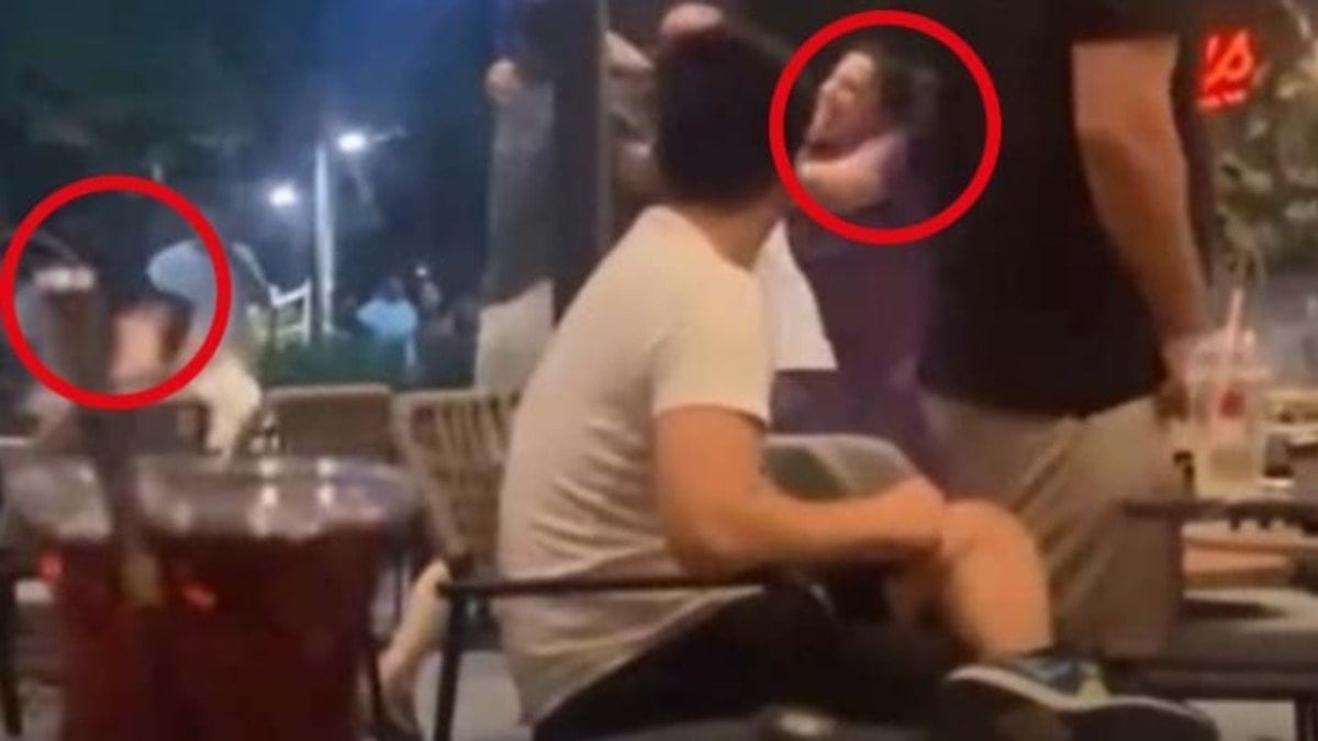 İstanbul'da kafede aldatma krizi: Kocasını genç kızla bastı ortalık karıştı