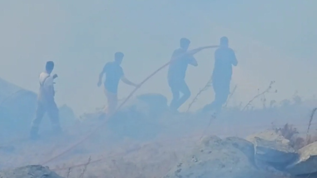 Marmara Adası’nda orman yangını! Müdahale devam ediyor