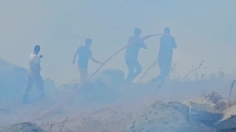 Marmara Adası’nda orman yangını! Müdahale devam ediyor