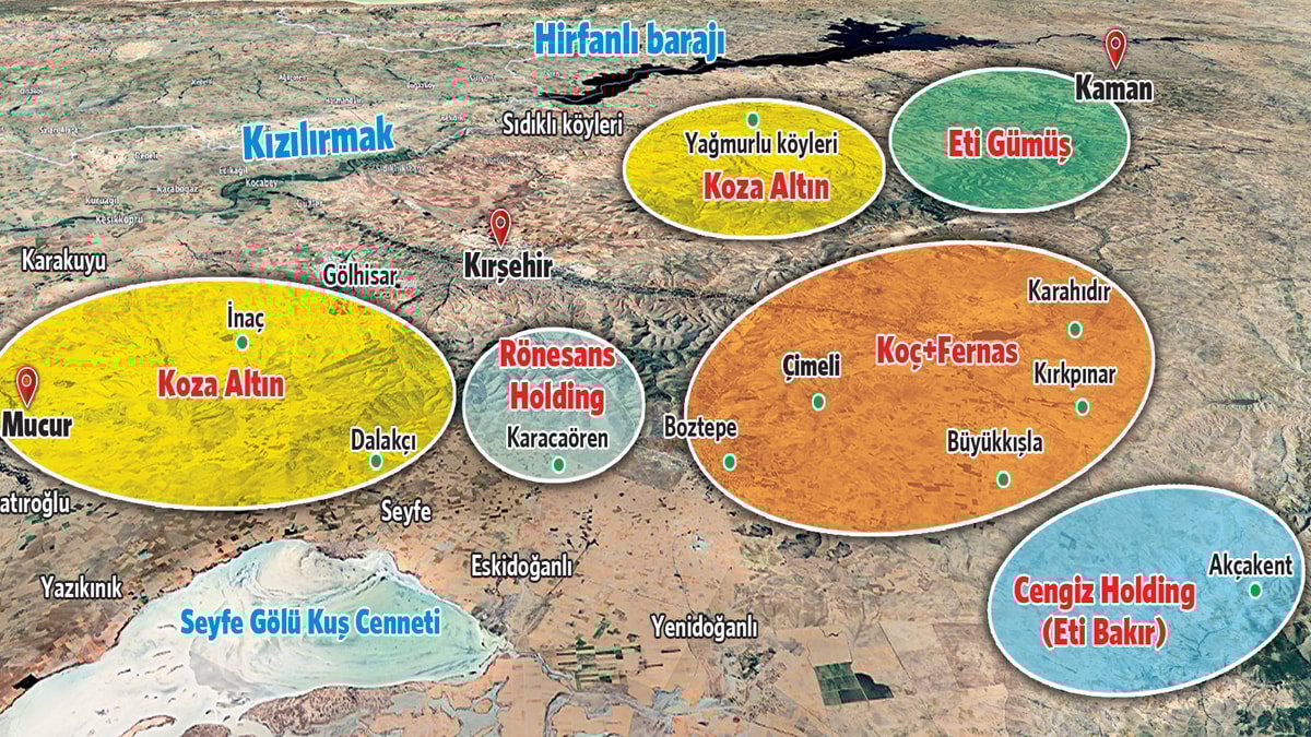 Kırşehir’de maden kuşatması