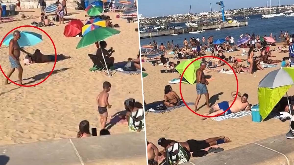Cumhurbaşkanının halk plajından denize girdiğini görenler şaşırdı