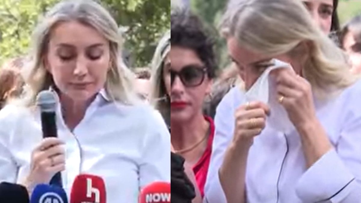 Dilek İmamoğlu gözyaşlarını tutamadı