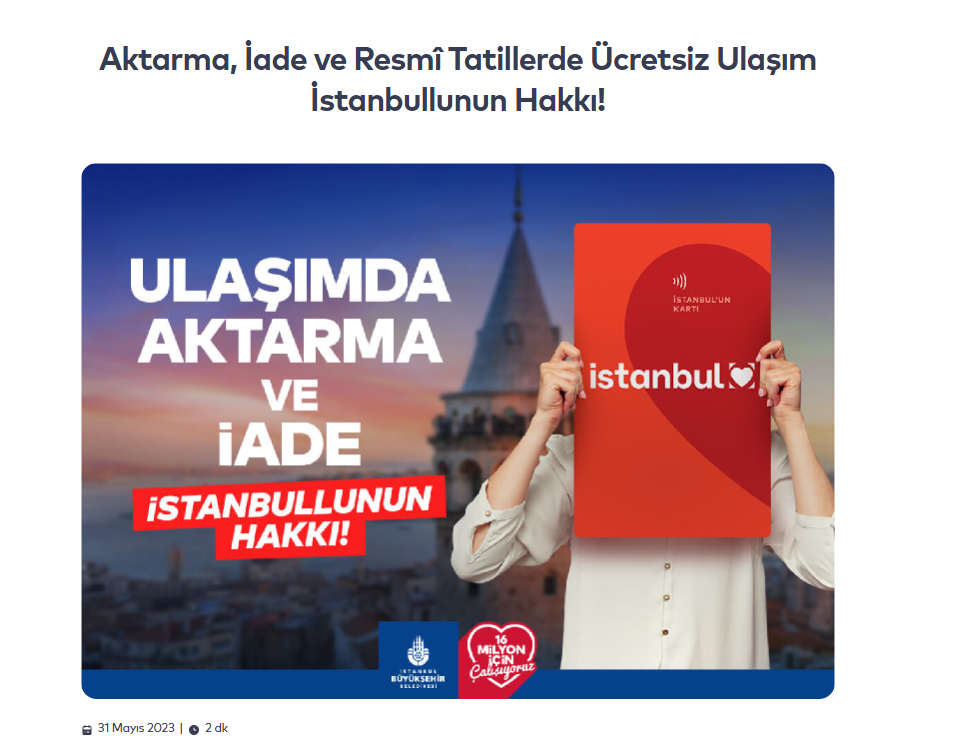 İstanbulkart Görseli