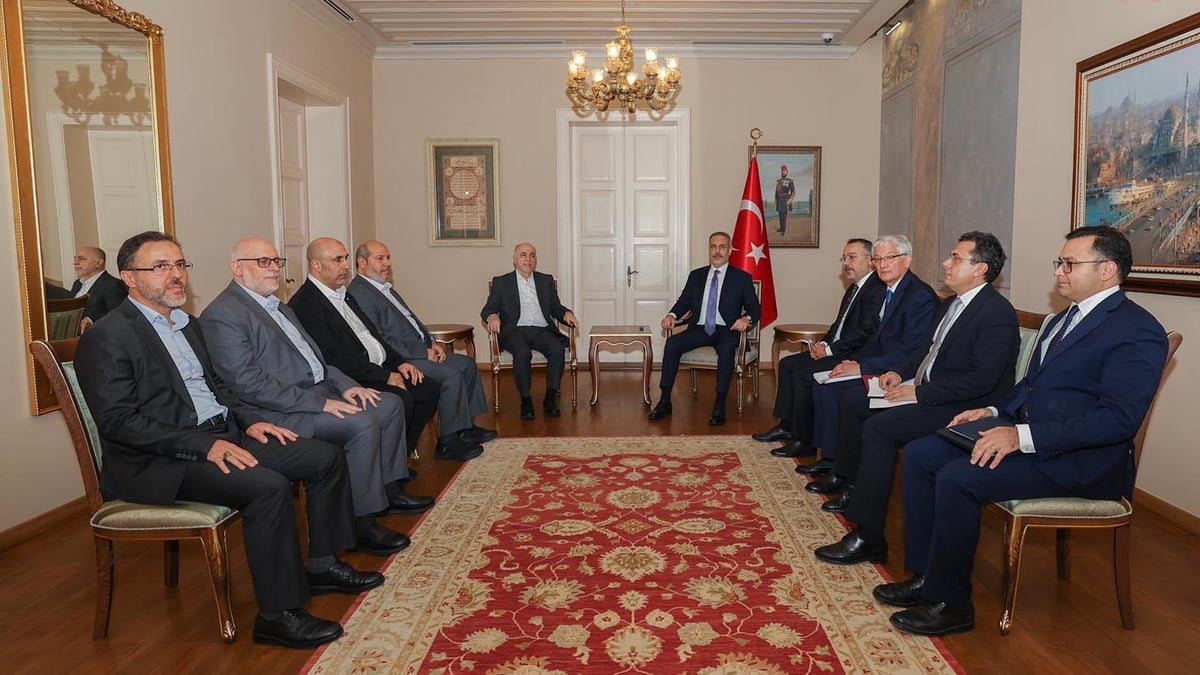 Dışişleri Bakanı Hakan Fidan, Hamas heyetiyle İstanbul’da görüştü