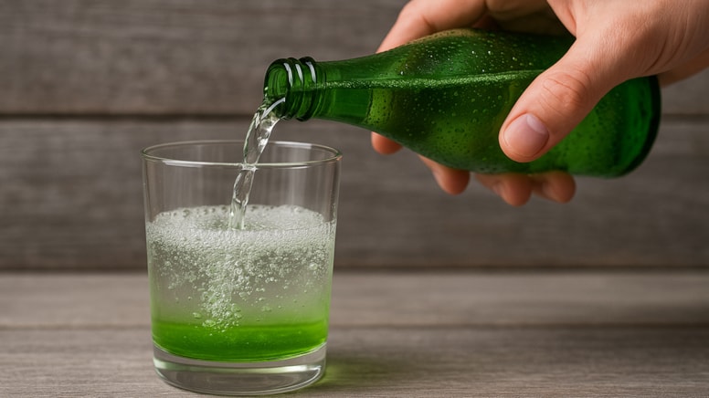 Maden suyuyla karıştırıp için ve farkı görün