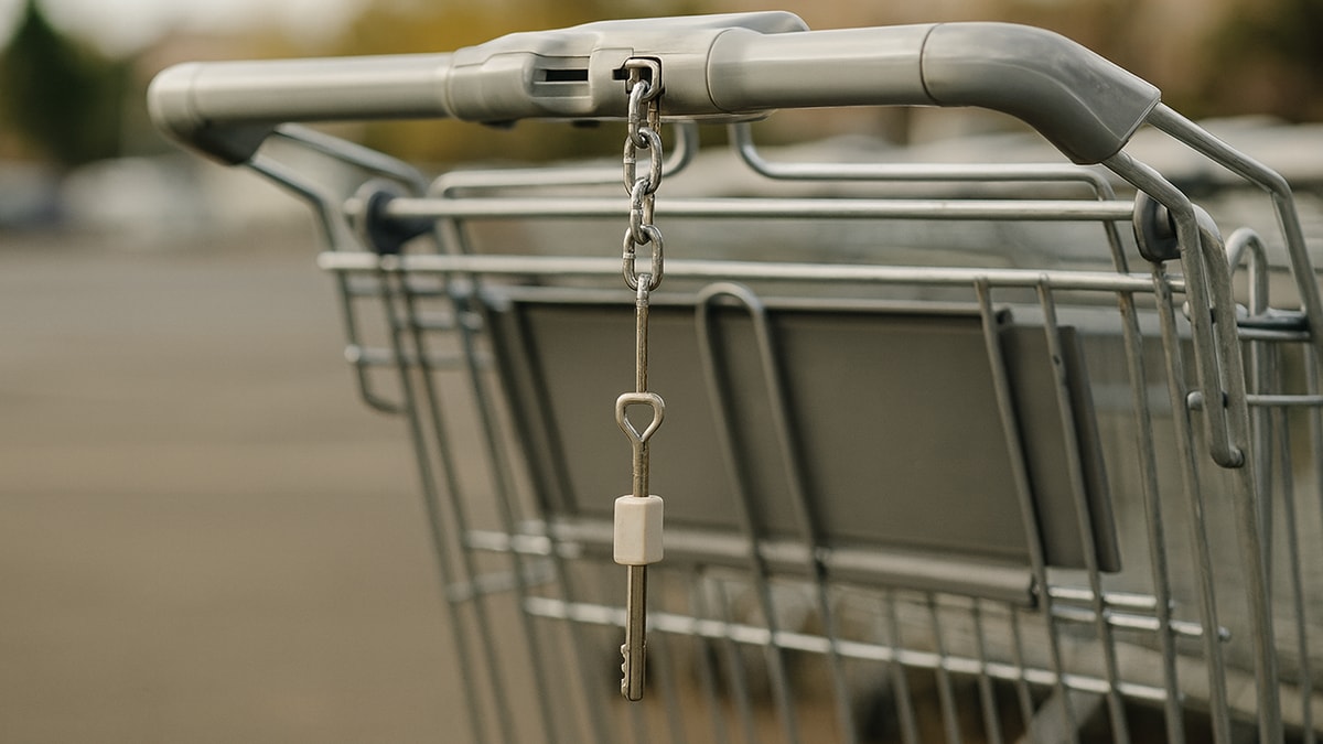 Bozuk paranız yoksa bu pratik market arabası hilesini deneyin! Her zaman işe yarıyor