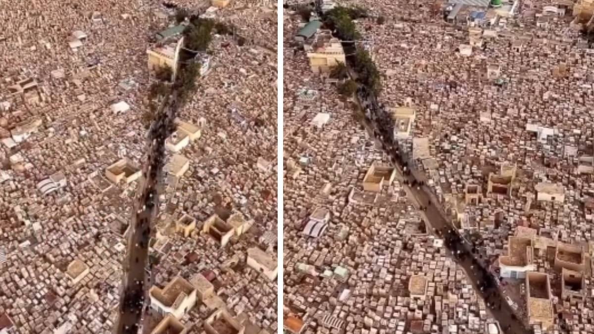 Gözleriniz sizi yanıltmasın burası şehir değil mezarlık: İşte dünyanın en büyük mezarlığı