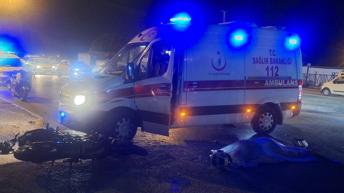 19 yaşındaki motosiklet sürücüsü hayatını kaybetti