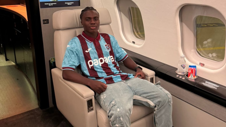 Trabzonspor'un yeni yıldızı Christ Inao Oulai geldi - Sözcü