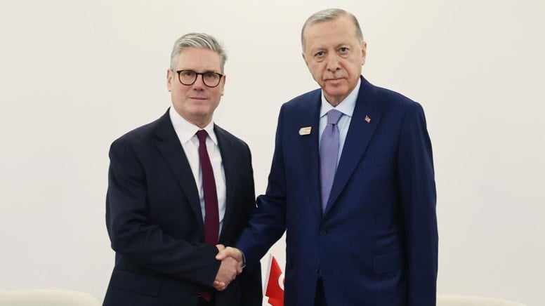 Cumhurbaşkanı Erdoğan, Starmer ile görüştü