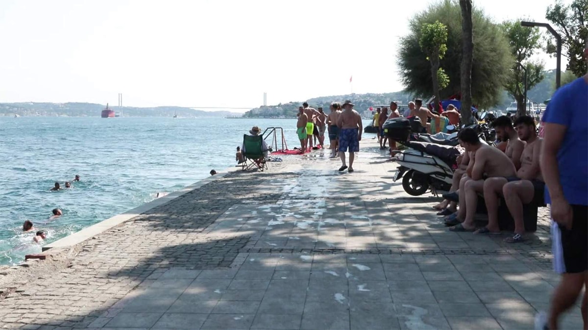 İstanbullular soluğu sahillerde aldı