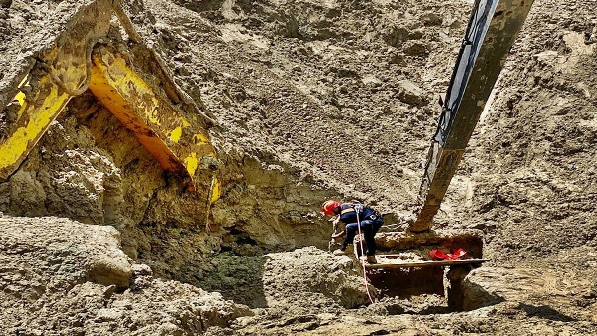 Silivri'deki göçükten acı haber