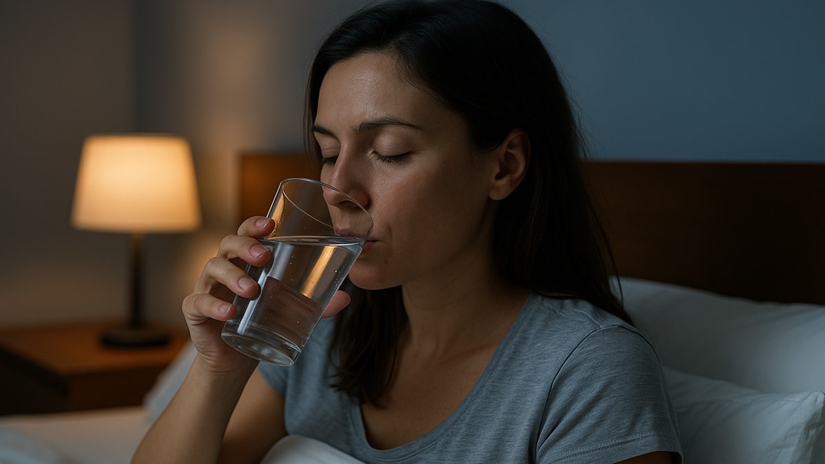 Yatmadan hemen önce su içenlere önemli uyarı - Sözcü