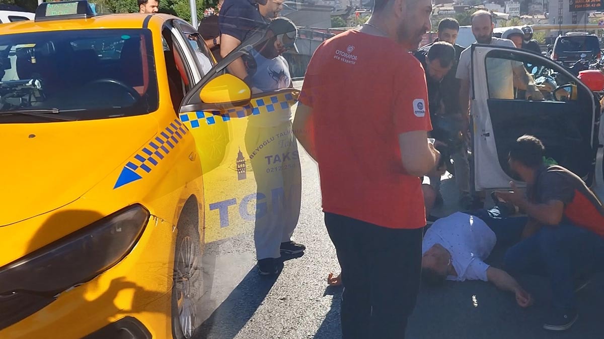 Direksiyonda rahatsızlandı aracı kenara çekip yere uzandı