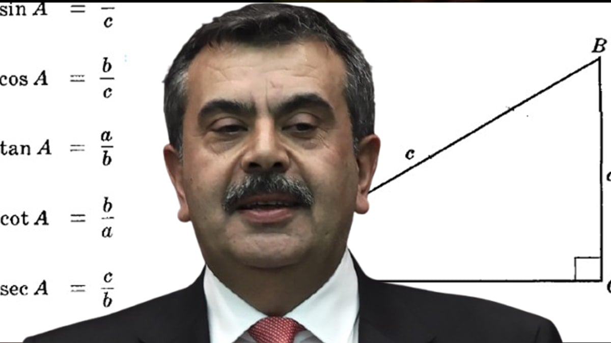 Bakan Tekin trigonometri tartışmasını yeniden açtı