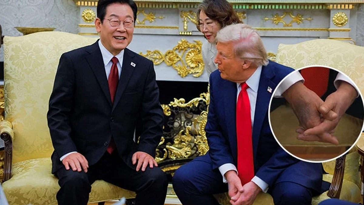 Herkes Trump'ın elindeki morlukları merak etmişti: Beyaz Saray'dan açıklama geldi