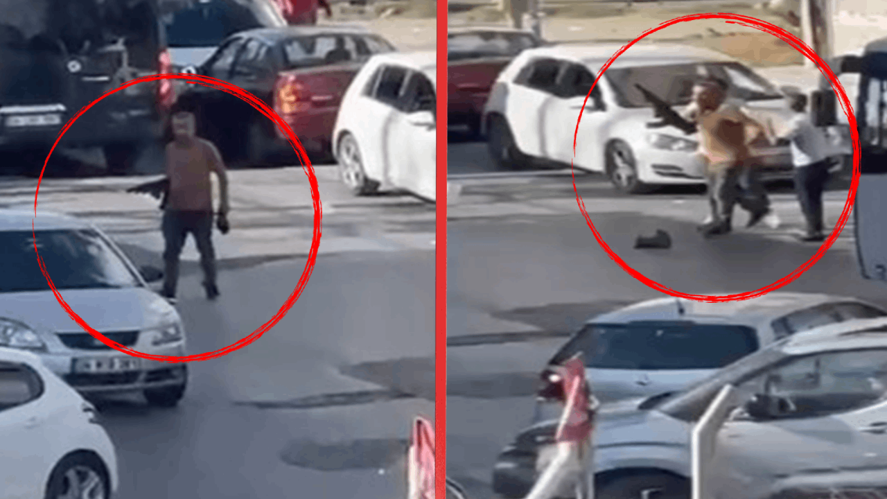 İstanbul'da pompalı tüfekle sokağa çıkıp yolu kapattı
