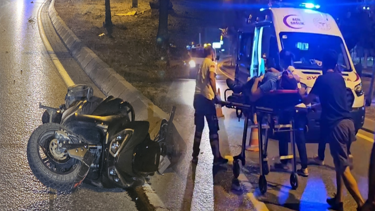 Devrilen motosiklet 90 metre sürüklendi: Feci kaza can aldı