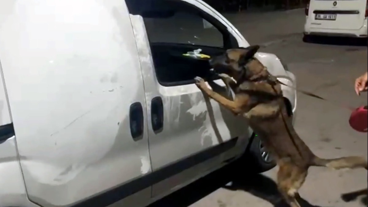 Araçtaki koltuğun altından 5 kilo esrar çıktı