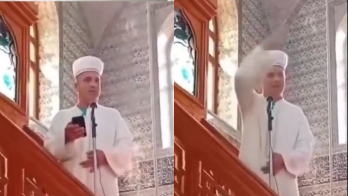 İmam cemaate küstü, namazı yarım bırakıp gitti