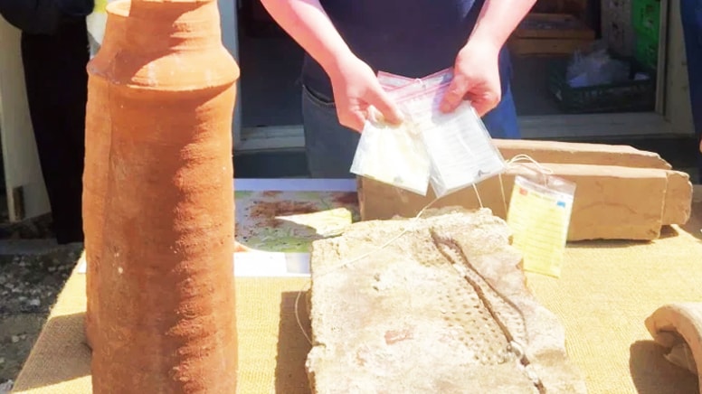 Sagalassos Antik Kenti'nde iki bin yıllık ayak izi bulundu