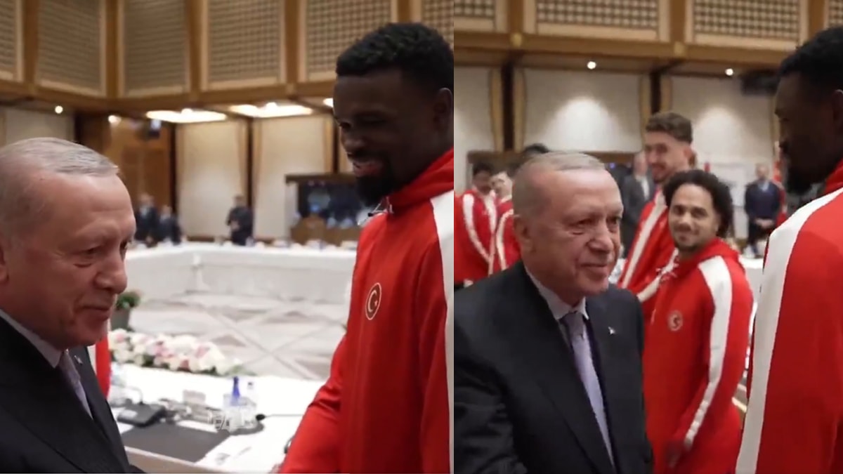 Erdoğan ile milli basketbolcu Adem Bona arasında ilginç diyalog: Türkçeyi de kaptı