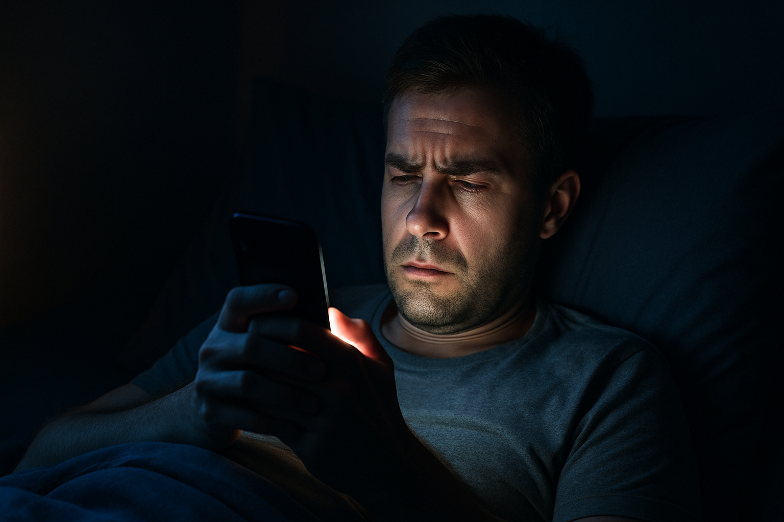 Yatmadan önce telefona bakanlar yandı