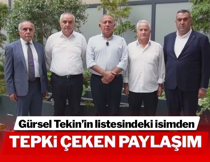 Gürsel Tekin'in listesindeki Özgür Çelik'ten tepki çeken paylaşım