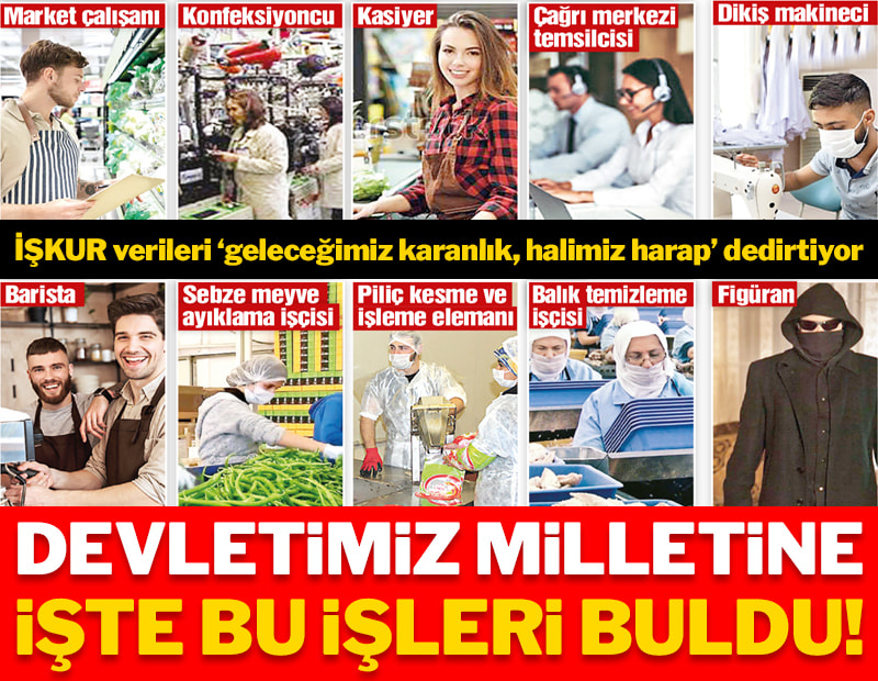 Üniversitelinin iş umudu garsonluk