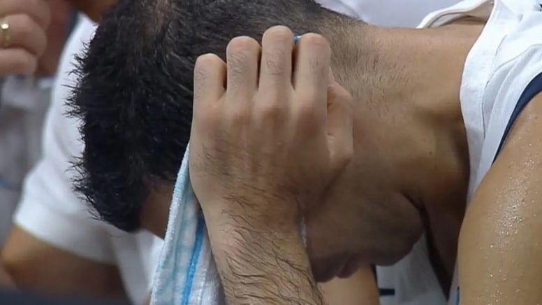 ¡Momentos que marcaron el histórico partido! No pudo contener las lágrimas.