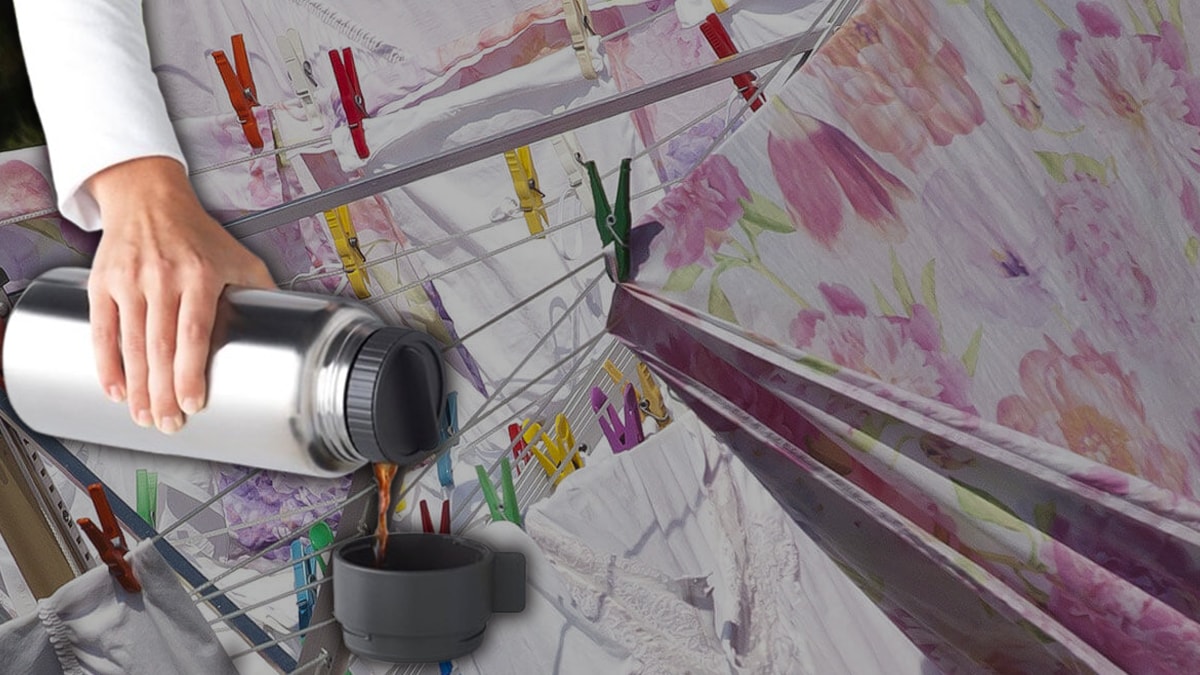 Japonların akla gelmeyecek çamaşır kurutma yöntemi: Bir termosla anında kupkuru oluyor