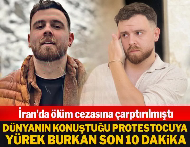 İran'da ölüm cezasına çarptırılan protestocuya yürek burkan son 10 dakika!