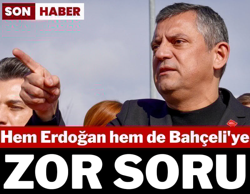 Özgür Özel'den hem Erdoğan hem de Bahçeli'ye zor soru: Neden caydınız?