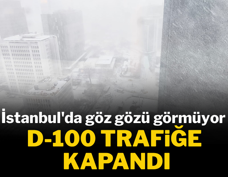 Kar kütleleri İstanbul'a giriş yaptı! Daha da kuvvetlenecek