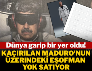 Kaçırılan Maduro'nun fotoğrafı dev markanın stoklarını eritti