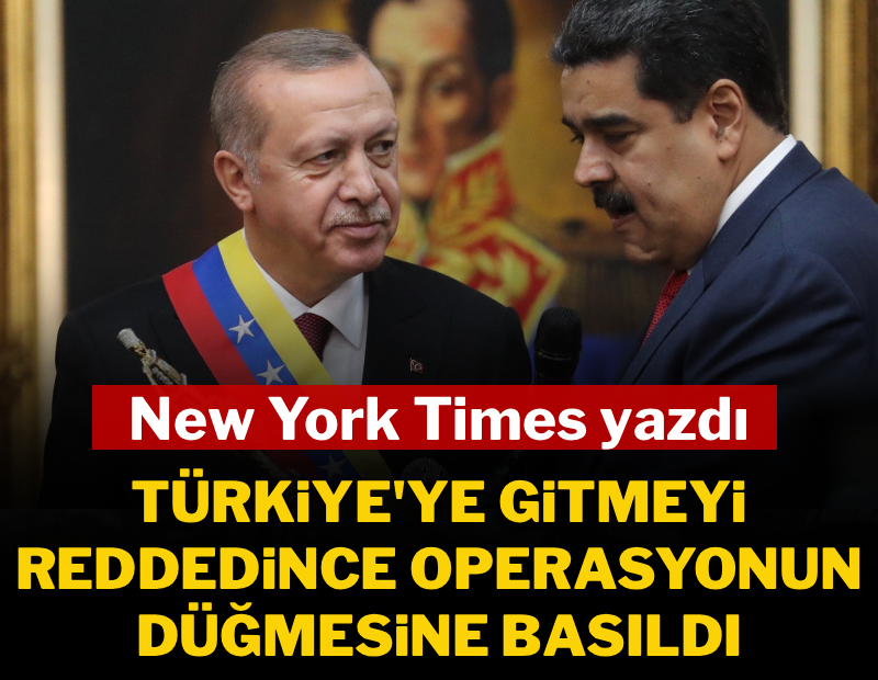 ABD'den Maduro'ya son teklif: "Türkiye'ye git"