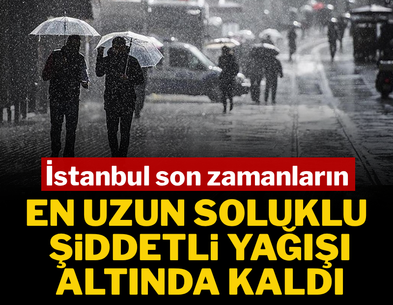 İstanbul'da sağanak şiddetlendi