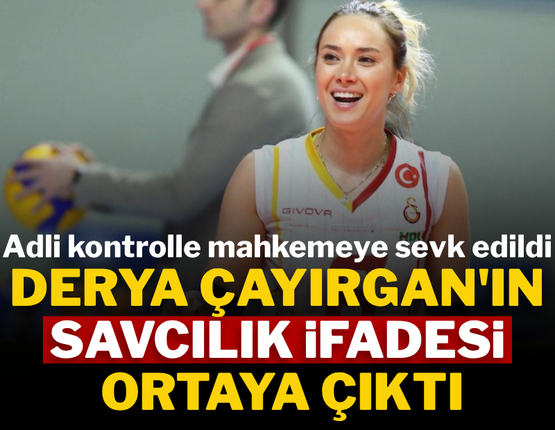 Derya Çayırgan'ın savcılık ifadesi ortaya çıktı