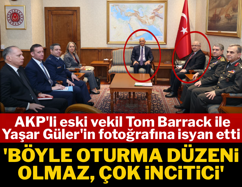 AKP'lileri kızdıran fotoğraf: 'Böyle oturma düzeni olmaz, çok incitici'