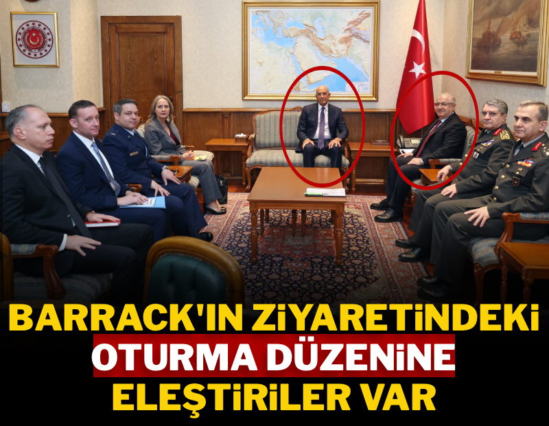 Barrack'ın ziyaretindeki oturma düzenine eleştiriler var 