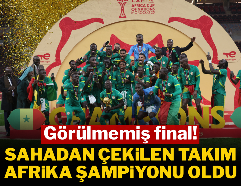 Görülmemiş final: Sahadan çekilen takım Afrika şampiyonu oldu