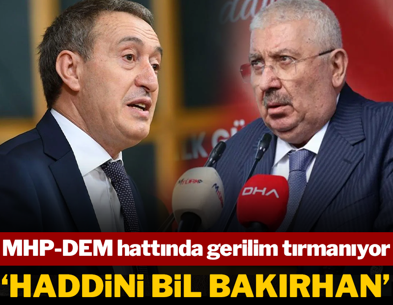 MHP'den DEM Parti'ye rest: "Haddini bil Bakırhan"