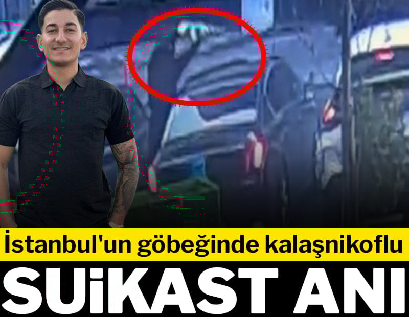 İstanbul'un göbeğinde kalaşnikoflu suikast anı!