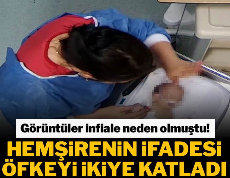 Görüntüler infiale neden olmuştu! Hemşirenin ifadesi öfkeyi ikiye katladı