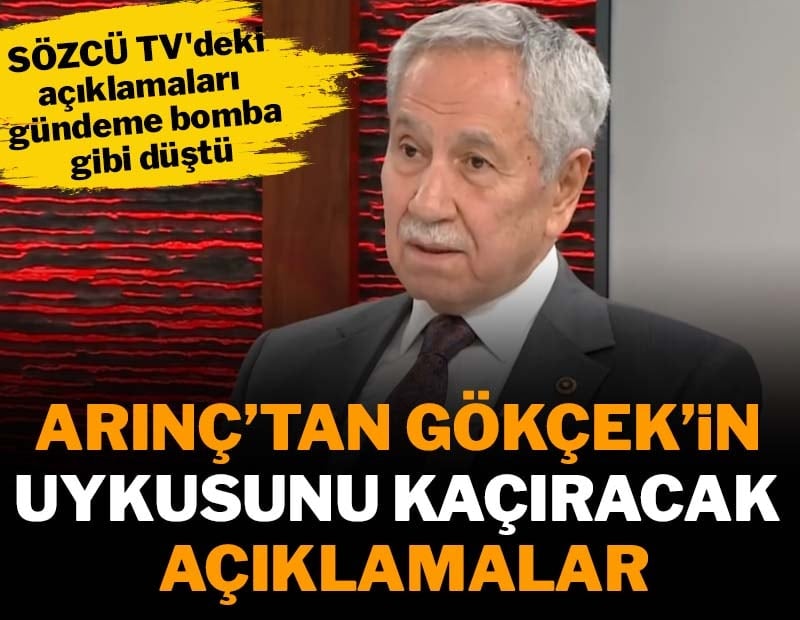 Bülent Arınç'tan Melih Gökçek'in uykusunu kaçıracak açıklamalar