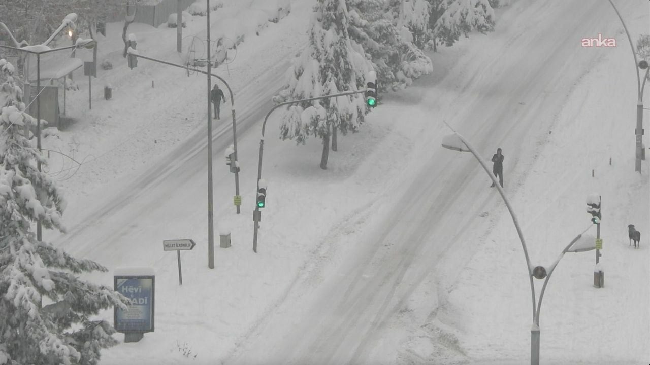Diyarbakır’da kar hayatı felç etti