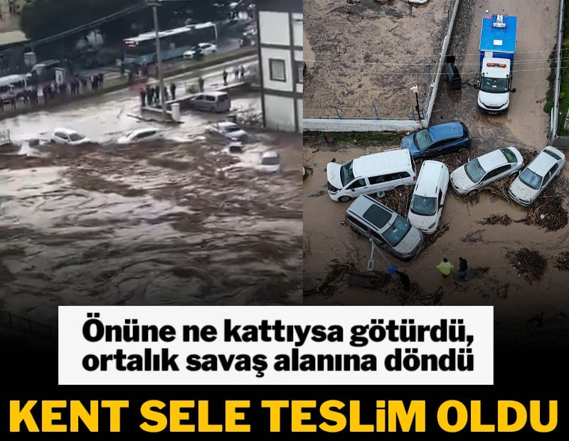 Mersin'de sağanak sele döndü: Dereler taştı, evleri su bastı
